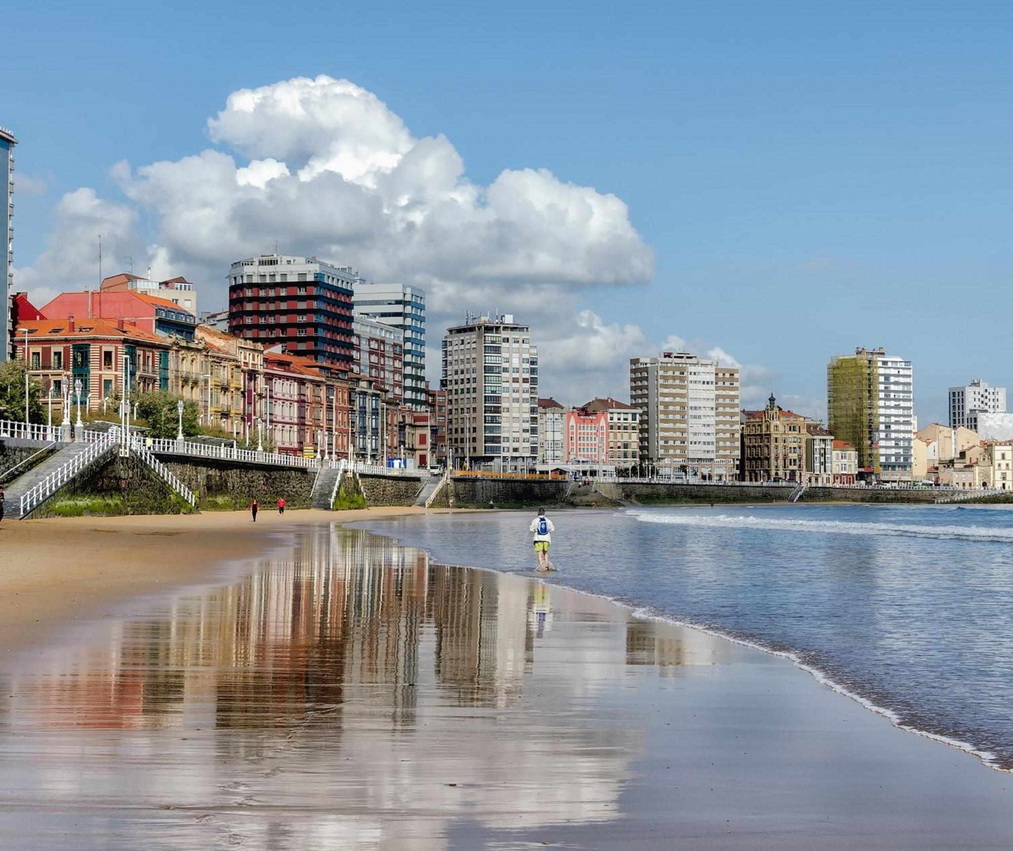 Gijon Centro-Playa Para 3-5Pax - Vut-4157-As Bagian luar foto